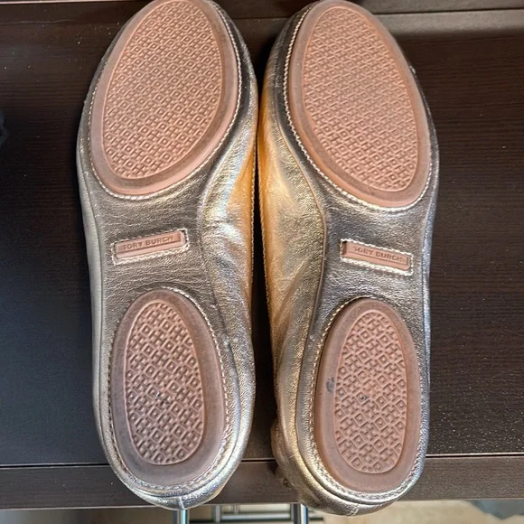 Tory Burch, Rose gold Minnie ballet flats (size 8) - Picture 4 of 9